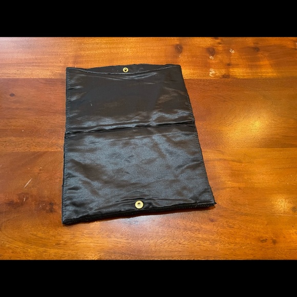 Mister ernest evening black sequin Rectangular clutch - Picture 4 of 10